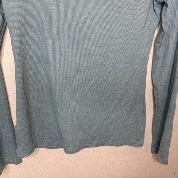 Shein Blue Cut Out Blouse Size Small - Picture 5 of 7